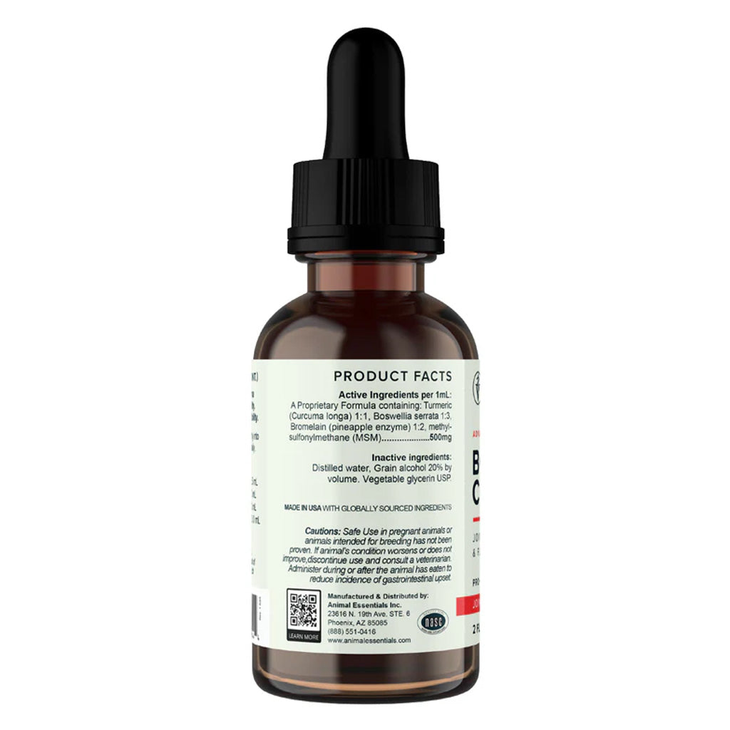 Animal Essentials Advanced Herbal Formula BOS Curcuma Joint Mobility for Dogs & Cats 2-oz - Dog Supplements & Vitamins 3