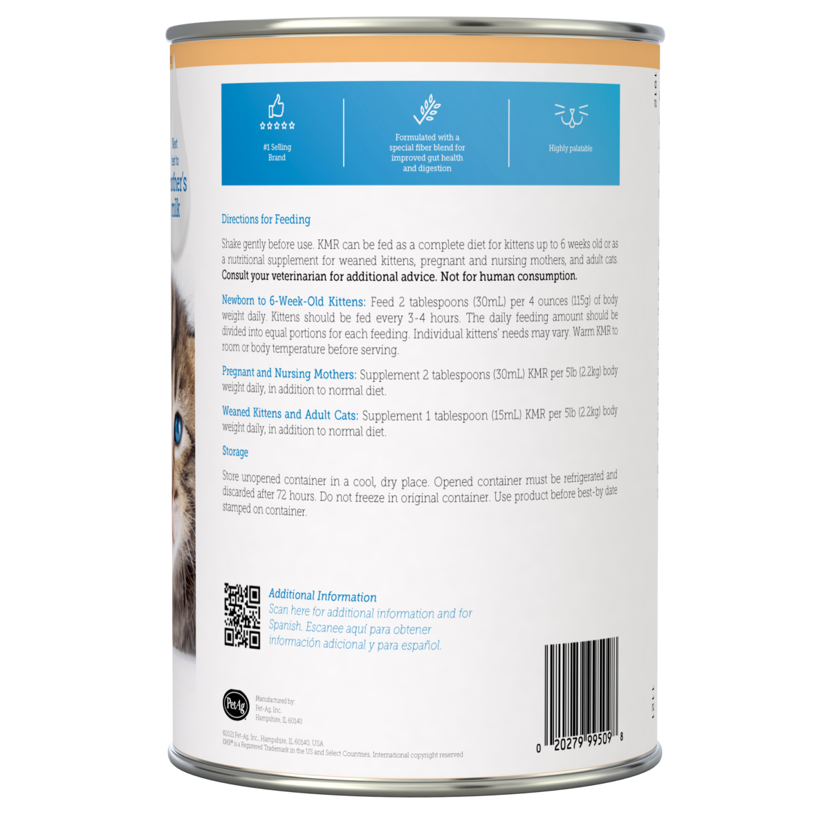 KMR Kitten Milk Replacer Liquid (11 oz)