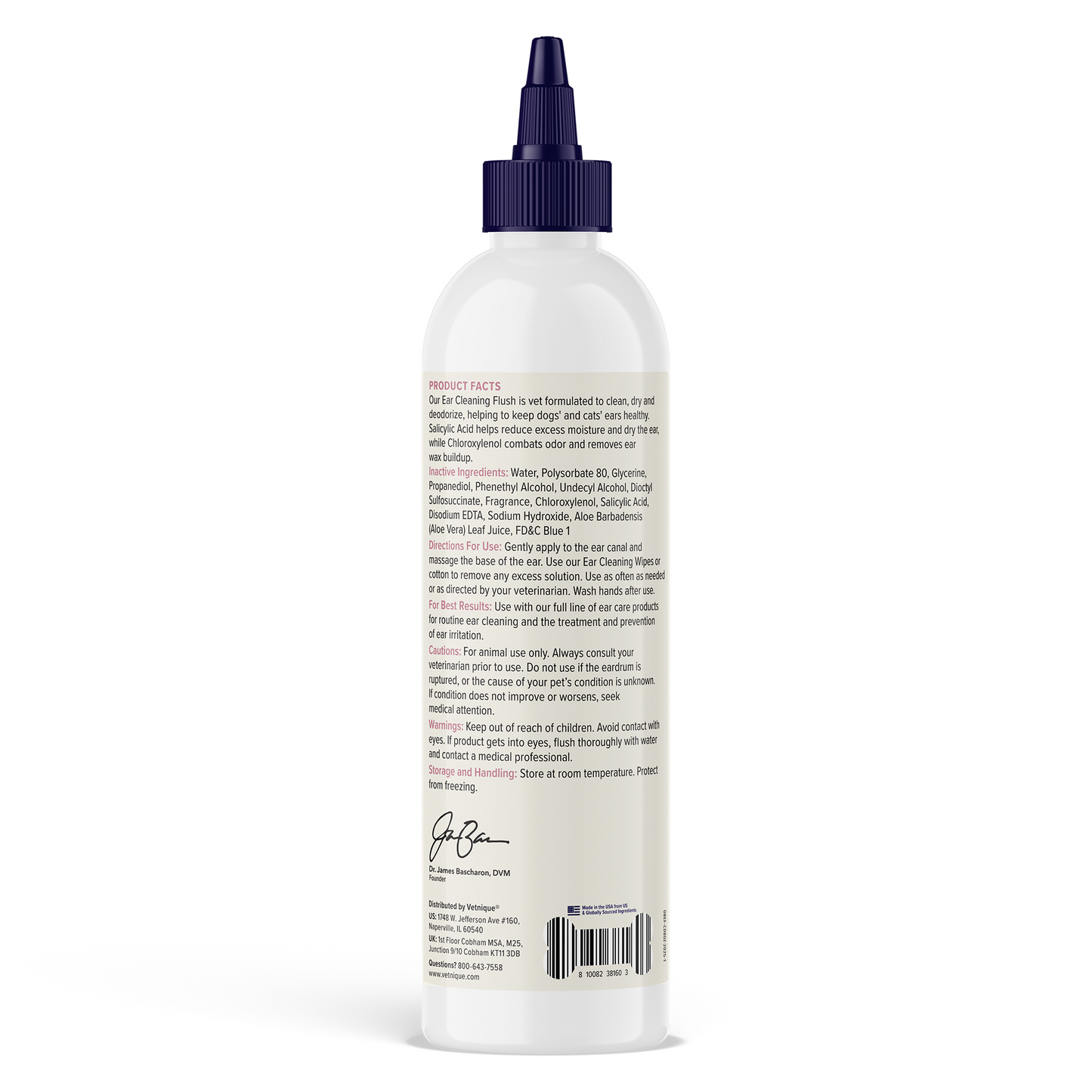 Oticbliss Ear Cleaning Flush For Dogs & Cats 8 oz - Dog & Cat Ear Care 11
