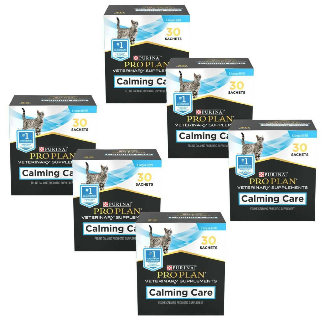Purina Pro Plan Veterinary Supplements Calming Care for Cats - pack of 6 - 30 sachets each