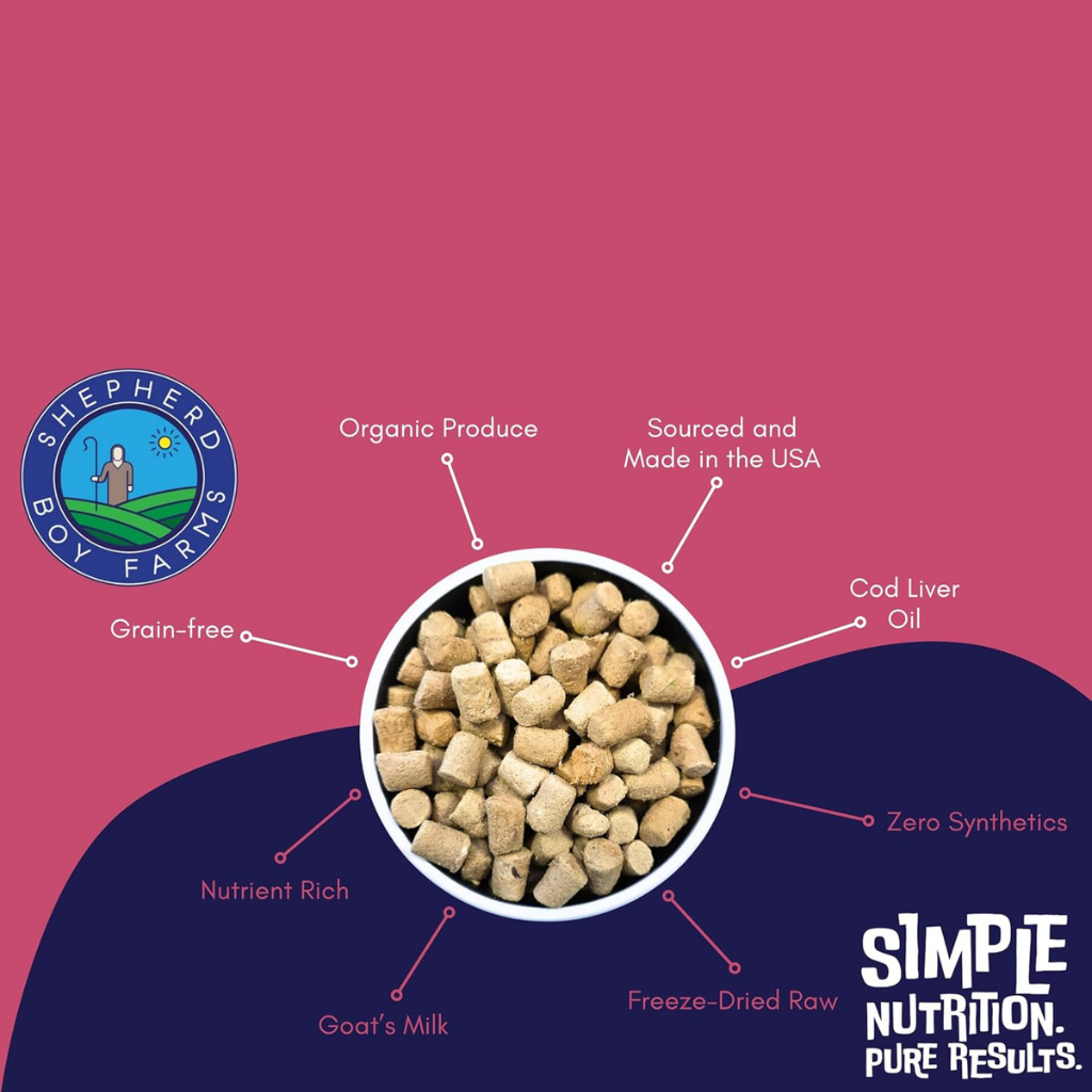 Shepherd Boy Farms Beef Recipe Freeze Dried Cat Food (12 oz) - Freeze-Dried Cat Food 7