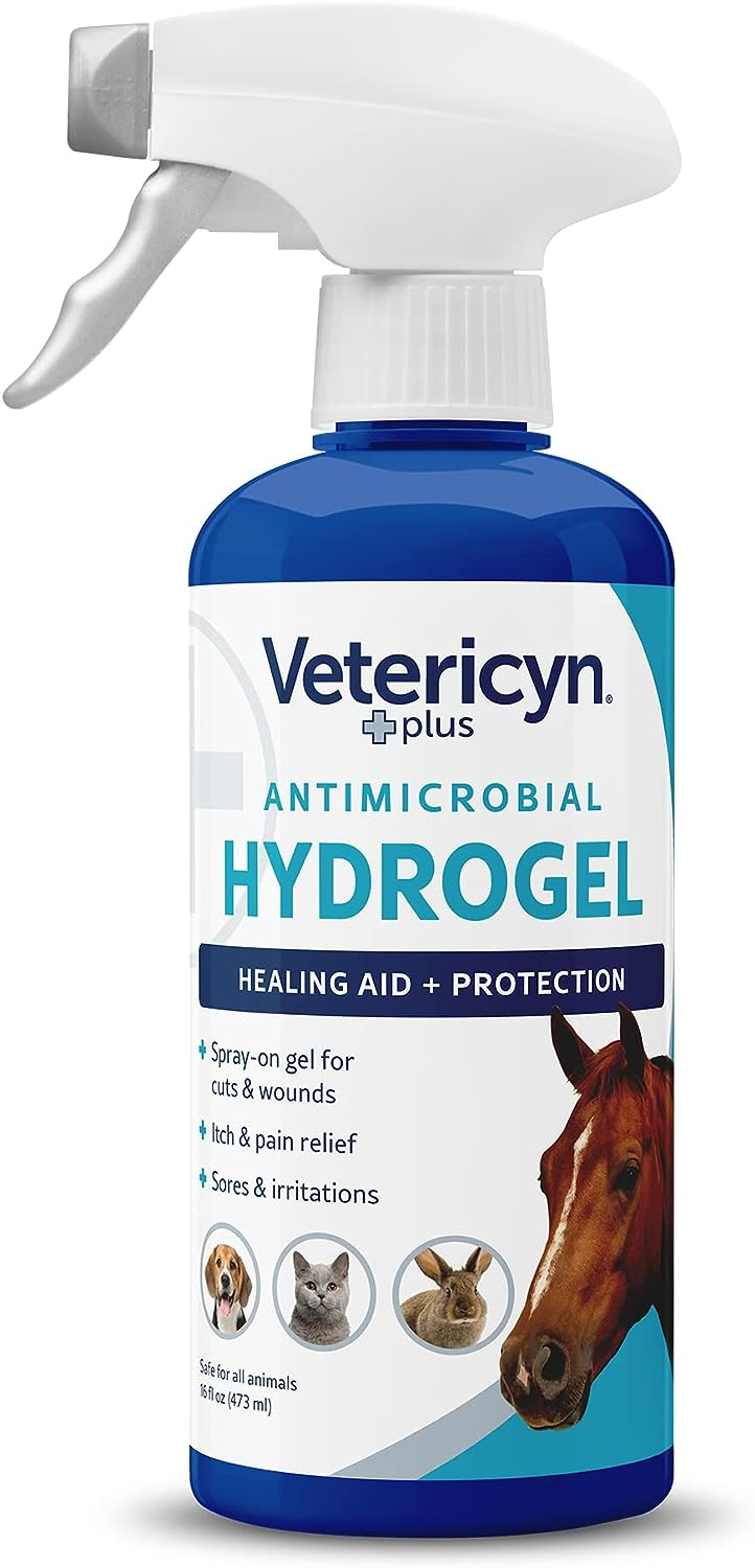 Vetericyn Plus Antimicrobial Wound & Skin Hydrogel Spray For Pets - 16 oz bottle - Wound Care 14