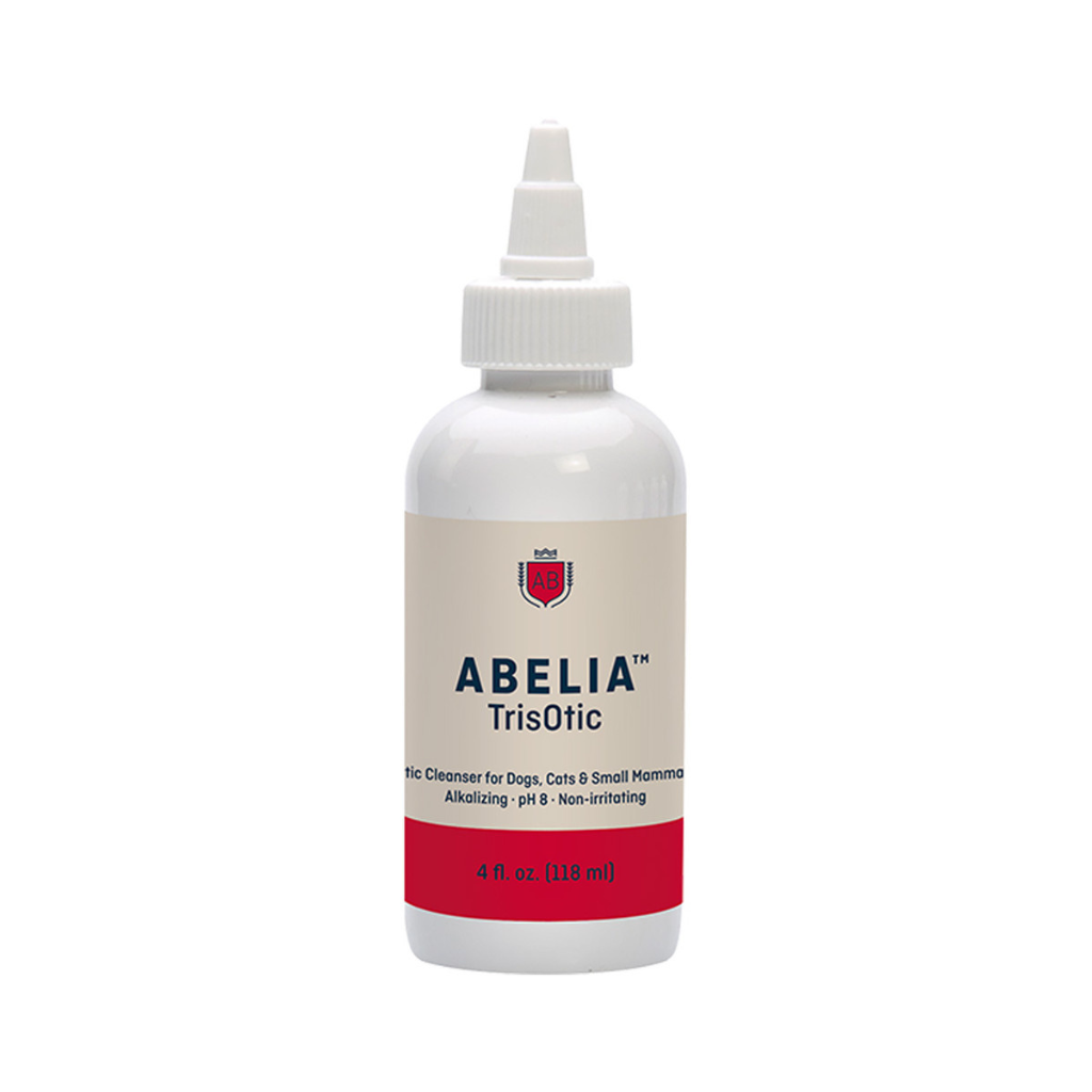 Abelia TrisOtic Ear Cleaner for Dogs Cats & Small Mammals (4 oz) - Dog & Cat Ear Care 1