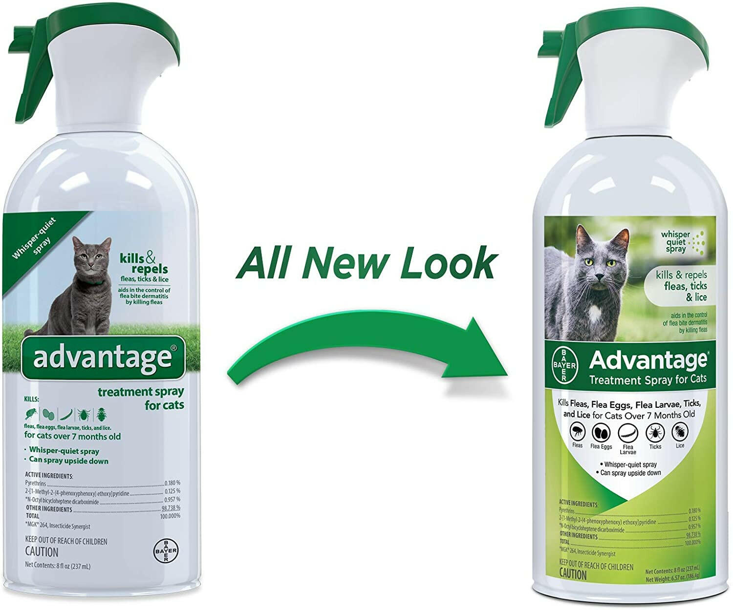 Advantage Flea Treatment Spray for Cats (8 oz)