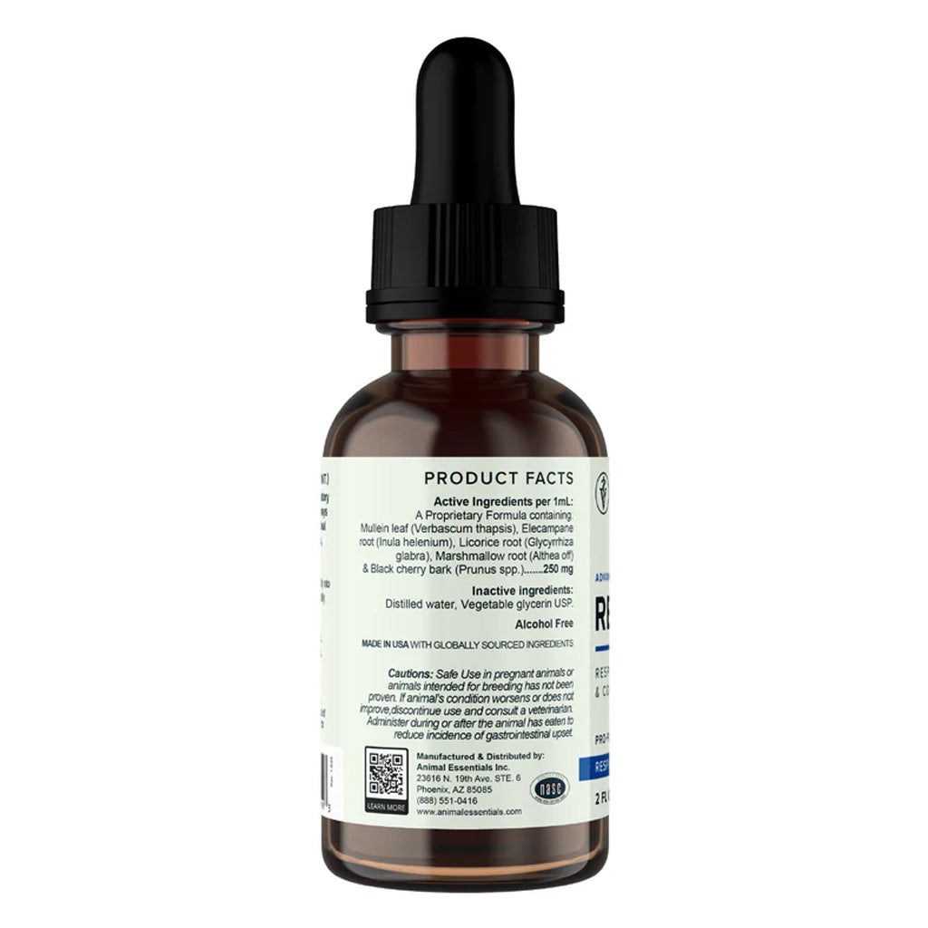 Animal Essentials Advanced Herbal Formula Respicalm for Dogs & Cats 2-oz - Dog Supplements & Vitamins 3