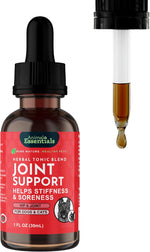 Animal Essentials Herbal Tonic Blend Joint Support Helps Stiffness & Soreness for Dogs & Cats - 1-oz - Dog Supplements