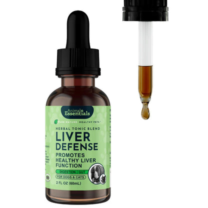 Animal Essentials Herbal Tonic Blend Liver Defense for Dogs & Cats - 2-oz - Dog Supplements & Vitamins 2