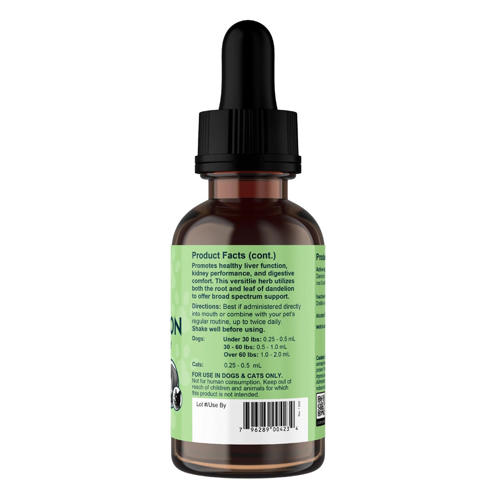 Animal Essentials Herbal Tonic Dandelion Supports Healthy Liver Function for Dogs & Cats - Dog Supplements & Vitamins 4