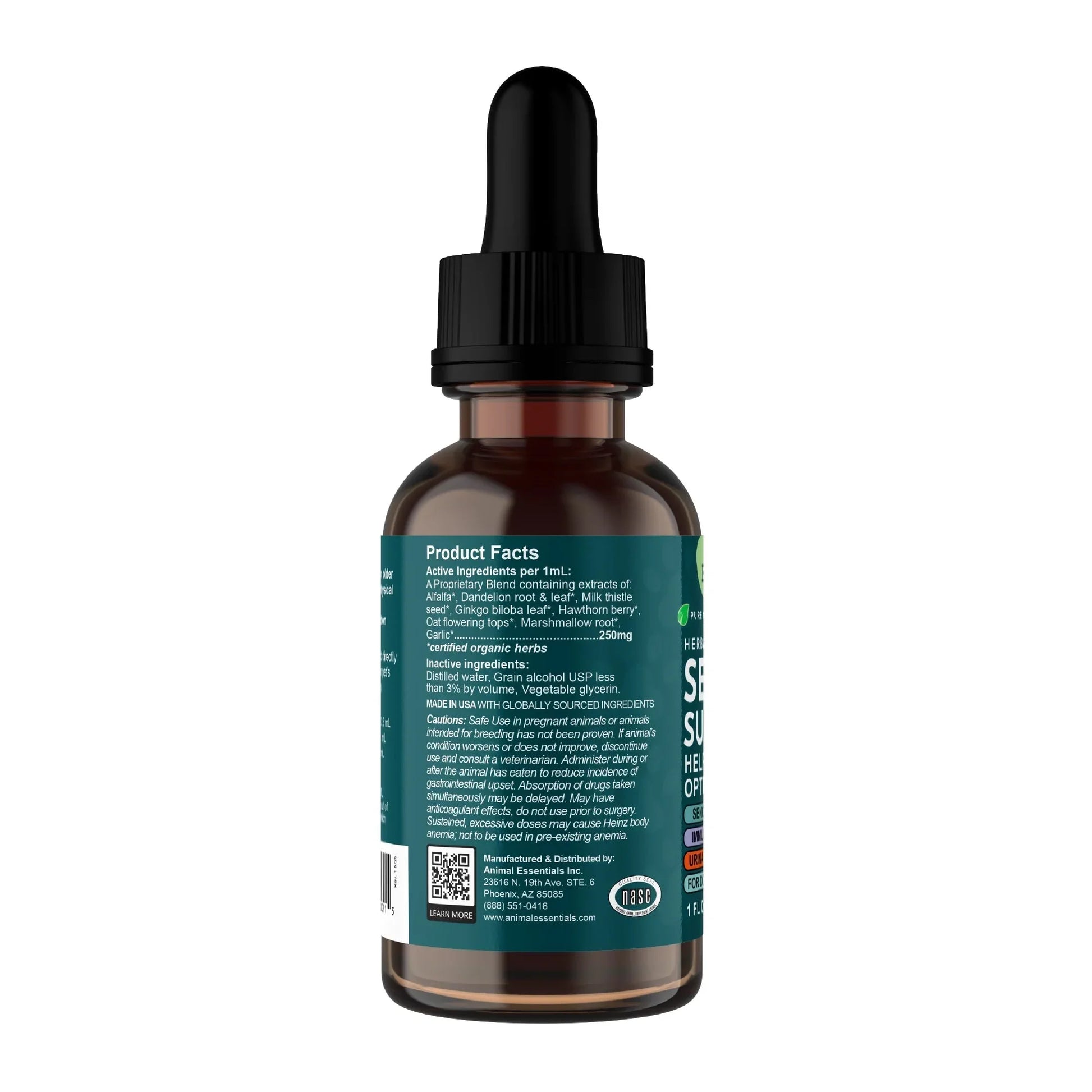 Animal Essentials Senior Support Herbal Tonic to Maintain Optimal Health for Dogs & Cats - Pet Vitamins & Supplements 4