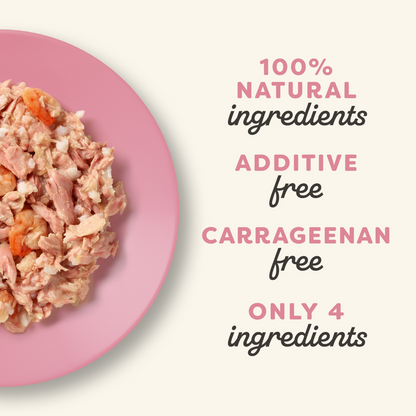 Applaws Natural Tuna Fillet with Shrimp in Broth Can Cat Food