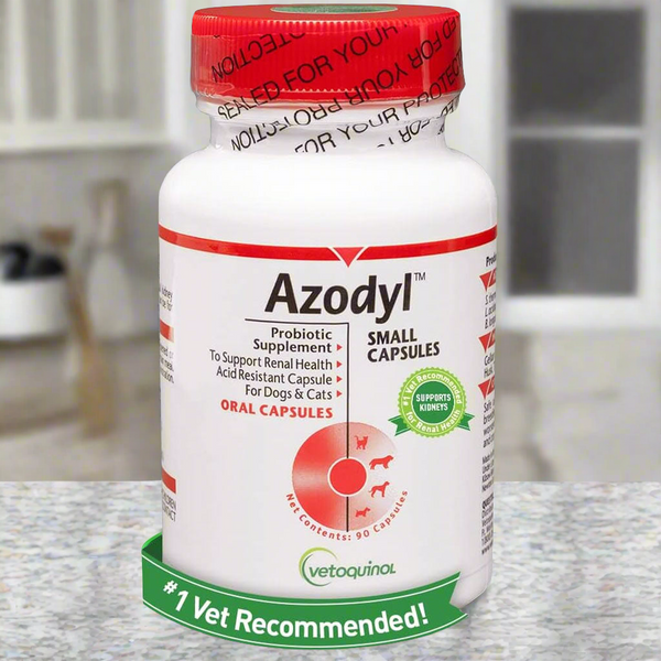 Azodyl Small Capsules - Renal Support Supplement for Cats and Dogs Dog Supplements & Vitamins.