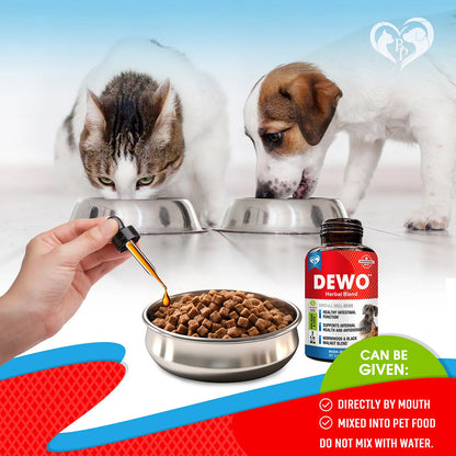 Beloved Pets Dewo Herbal Cleanse Broad Spectrum Intestinal Defense For Dogs & Cats (2 oz)