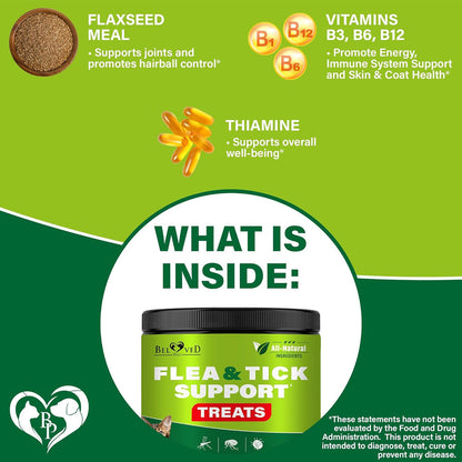 Beloved Pets Flea & Tick Prevention Support Salmon Flavor Treats for Cats 10-oz - Cat Oral Flea & Tick Treatments 5