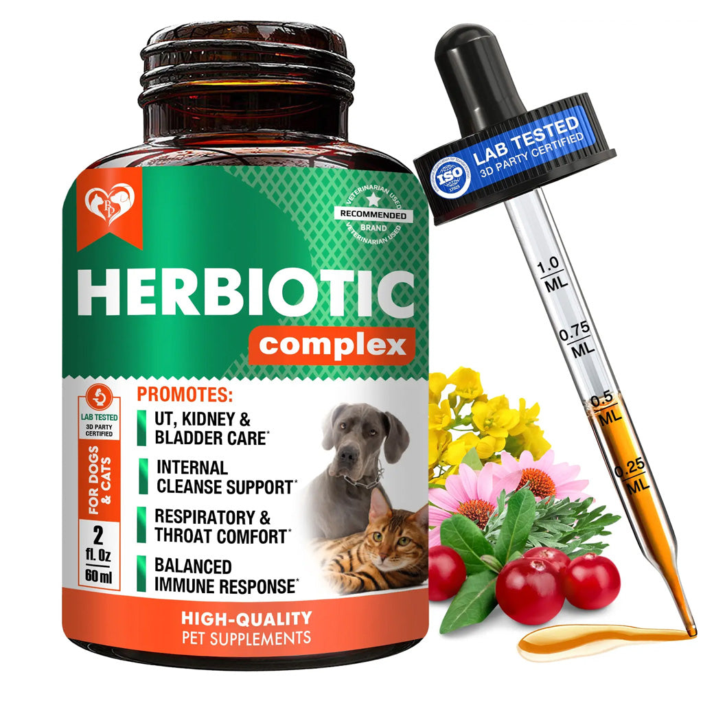 Beloved Pets Natural Herbiotic Liquid Urinary Supplement for Dogs & Cats 60-mL - Kidney & Bladder Supplements for Dogs 1