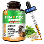 Beloved Pets Oral Flea & Tick Support Multivitamin Supplement for Dogs & Cats 2-oz - Dog Multi-Vitamins 1