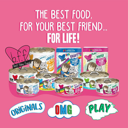 BFF Tuna & Shrimp Sweethearts Dinner in Gravy Canned Cat Food