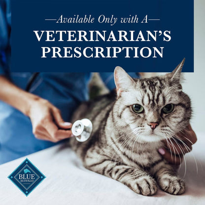 Blue Buffalo Natural Veterinary Diet W + U Weight Management + Urinary Care Chicken Wet Cat Food 5.5-oz case of 24