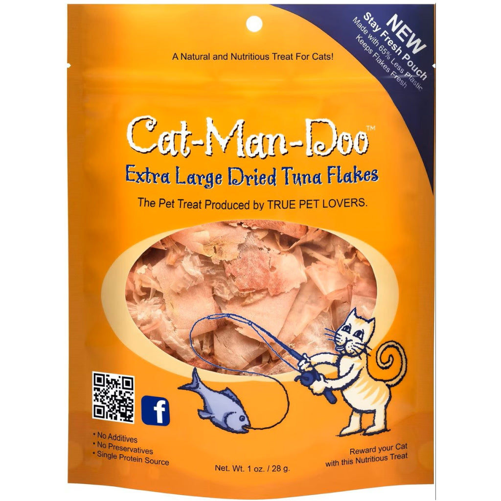 Cat-Man-Doo Extra Large Bonito Flakes Treats For Cats & Dogs