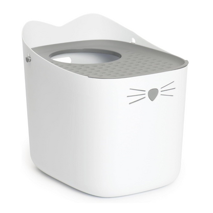 Catit PIXI Top-Entry Cat Litter Box (Gray) - Cat Litter Boxes 3