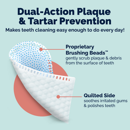 Keep your pet’s mouth fresh with Dentabliss Dental Finger Mitts, designed to remove plaque and reduce tartar in a simple peppermint‑flavored wipe for dogs and cats