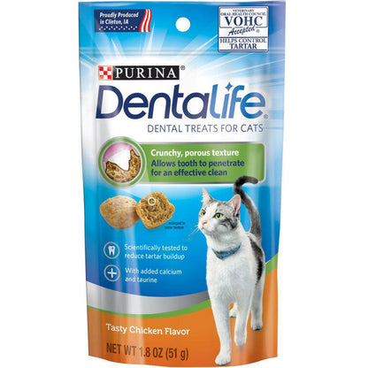 Purina DentaLife Chicken Crunchy Bites Dental Cat Treats