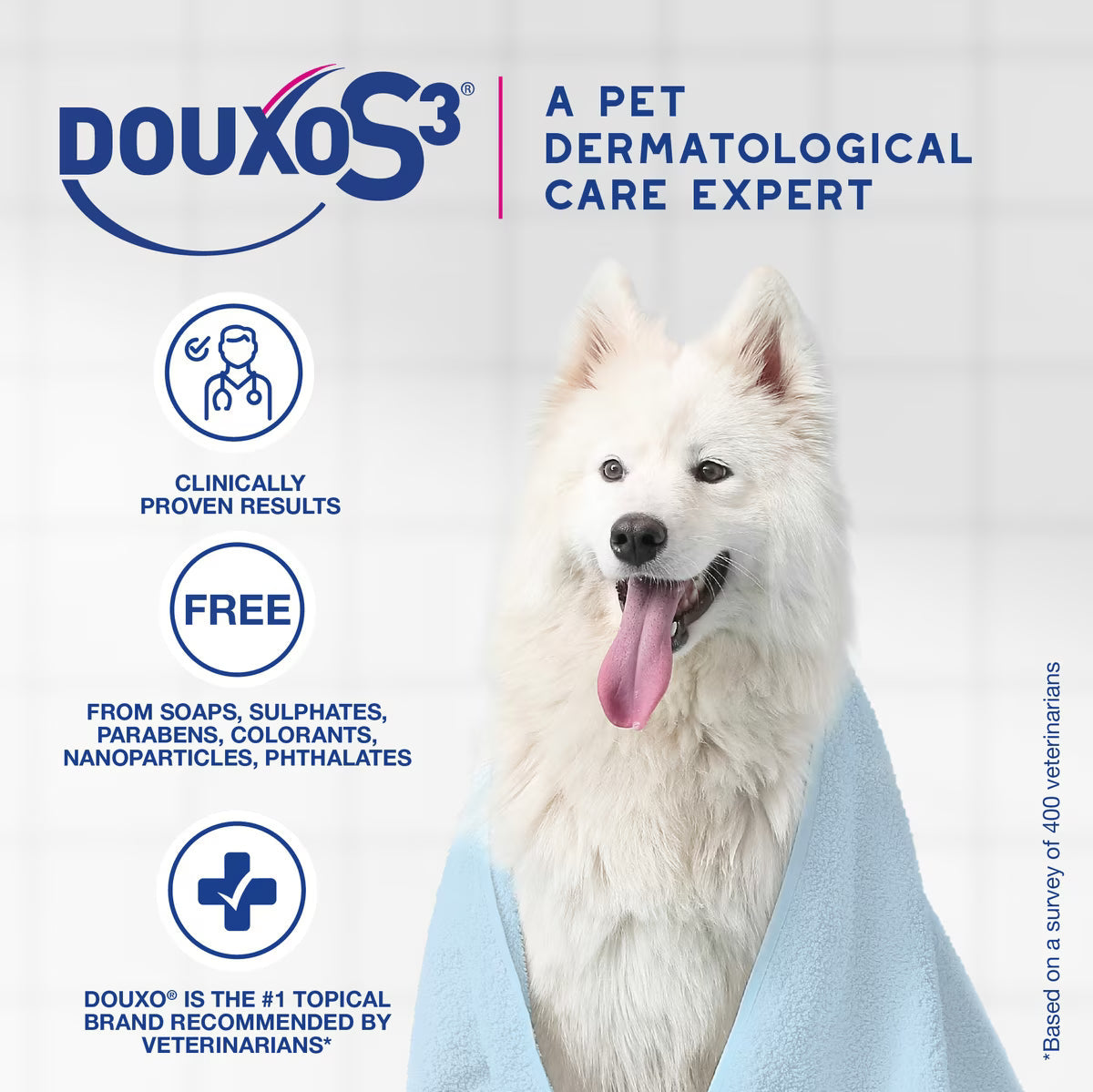 Douxo S3 CALM Soothing Itchy Hydrated Skin Dog & Cat Shampoo - Dog & Cat Shampoo 6