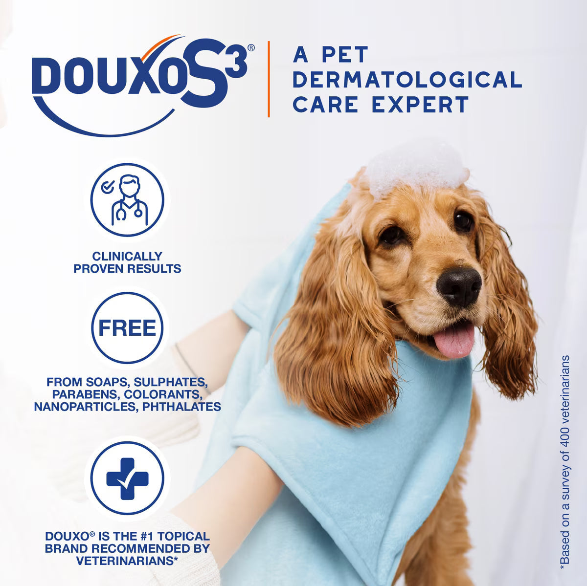 Douxo S3 PYO Antiseptic Antifungal Chlorhexidine Dog & Cat Wipes - All Dog Grooming 5