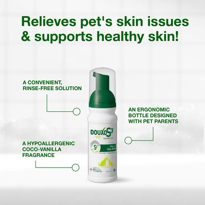 Douxo S3 SEB Odor-Control Seboregulating Dog & Cat Mousse (5.1 oz) - All Dog Grooming 6