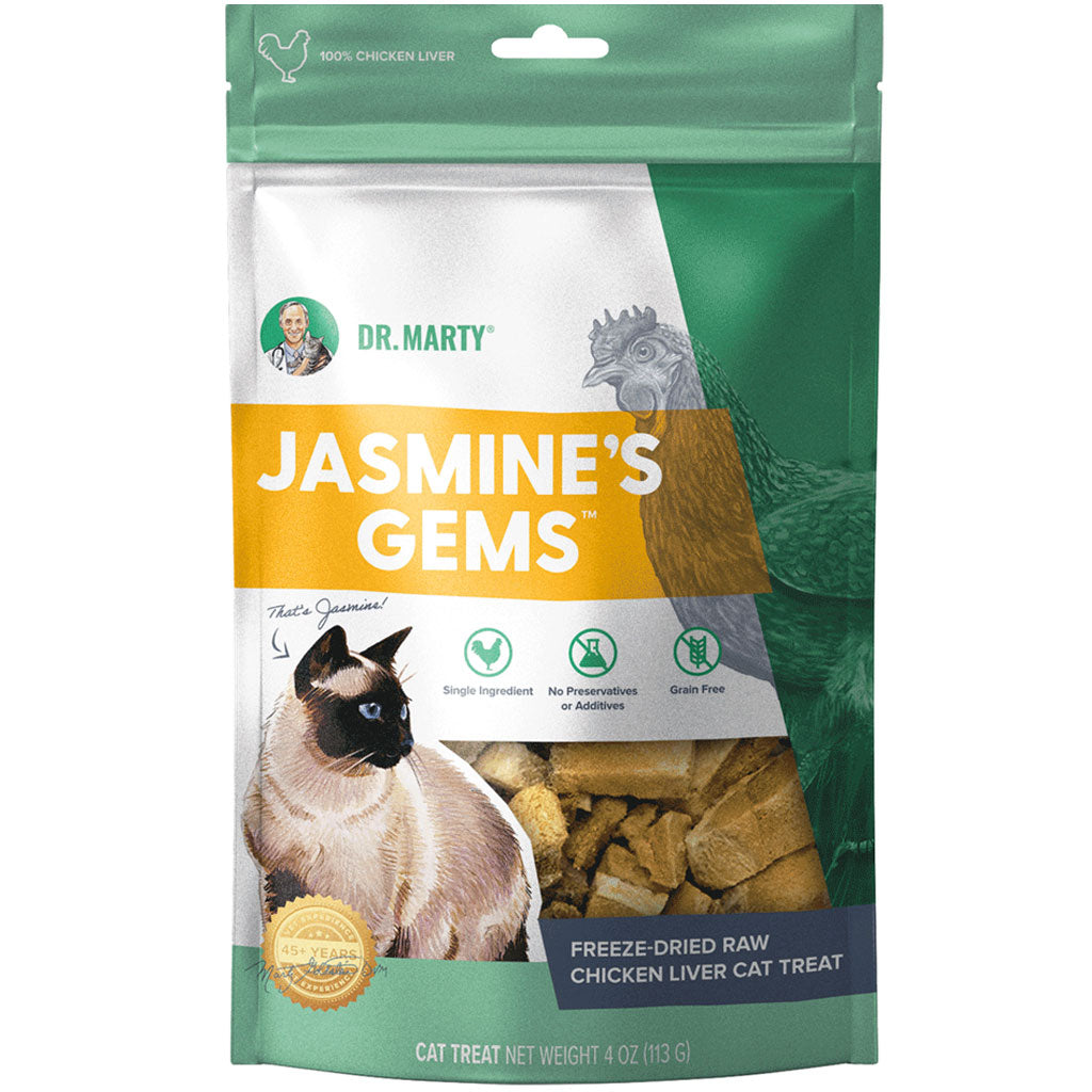 Dr. Marty Freeze Dried Raw Cat Treat Bundle - Chicken Liver Chicken Breast and Salmon - Cat Treats 2
