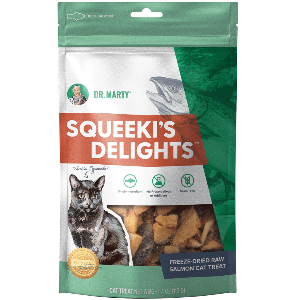 Dr. Marty Freeze Dried Raw Cat Treat Bundle - Chicken Liver Chicken Breast and Salmon - Cat Treats 3