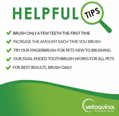 Enzadent Enzymatic Poultry-Flavored Toothbrush Kit for Dogs & Cats