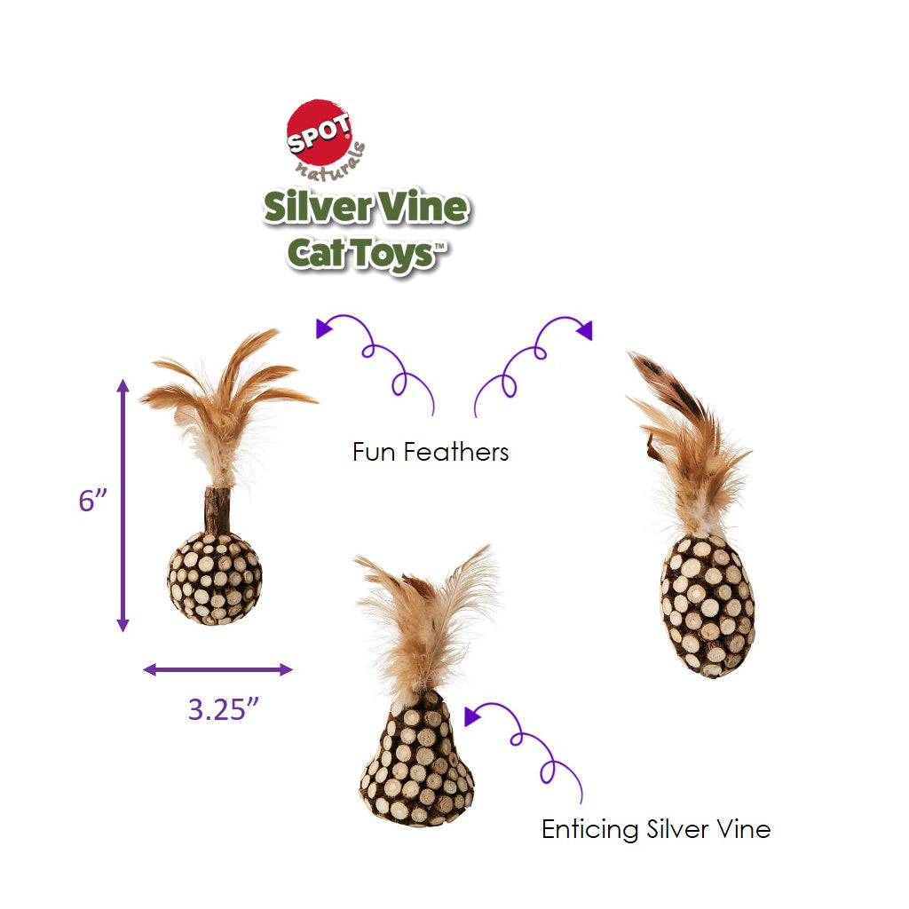 Ethical Spot Naurals Silvervine Chunky Toy For Cat (Assorted) - Cat Toys 4