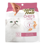 Fancy Feast Purely Natual Hand-Flaked Salmon Cat Treats (10 pouches) - Cat Treats 1
