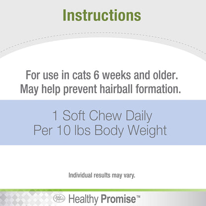 Four Paws Healthy Promise Hairball Control Soft Chews For Cat (90 ct)