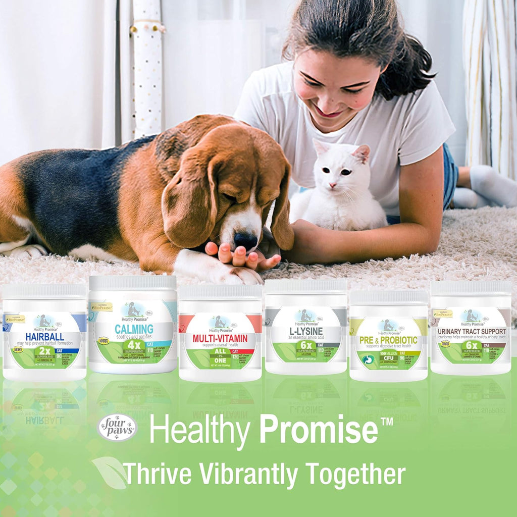 Four Paws Healthy Promise Hairball Control Soft Chews For Cat (90 ct)