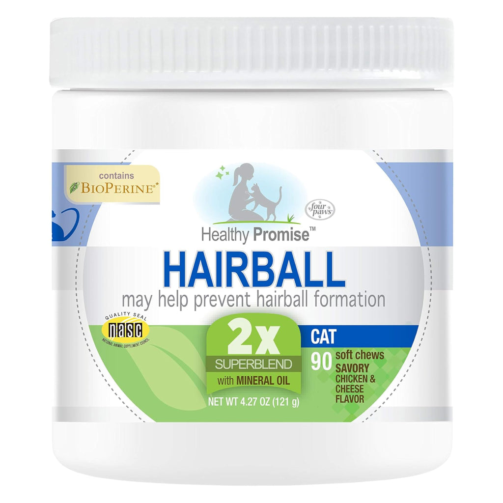 Four Paws Healthy Promise Hairball Control Soft Chews For Cat (90 ct)