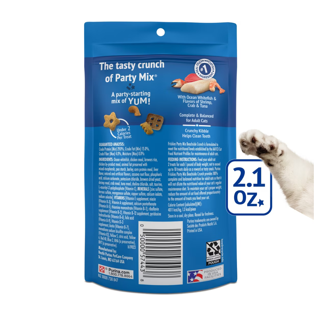 Friskies Party Mix Beachside Crunch Cat Treats - Cat Treats 7