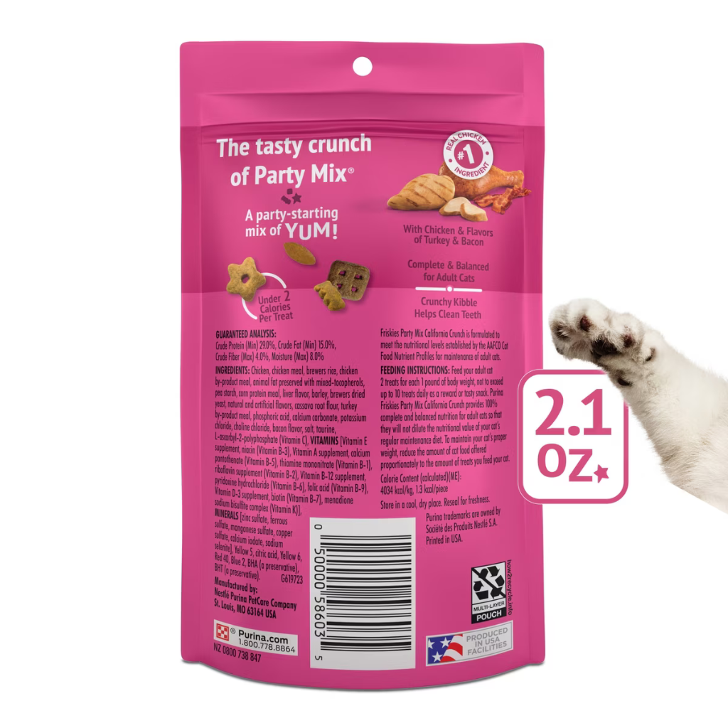 Friskies Party Mix California Crunch Cat Treats - Cat Treats 8