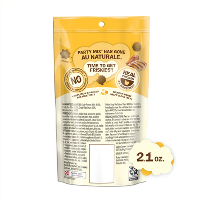 Friskies Party Mix Natural Yums Chicken Recipe Cat Treats - Cat Treats 2