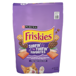 Friskies Surfin andTurfin Favorites Dry Cat Food