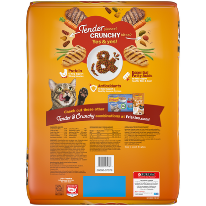 Friskies Tender and Crunchy Combo Dry Cat Food