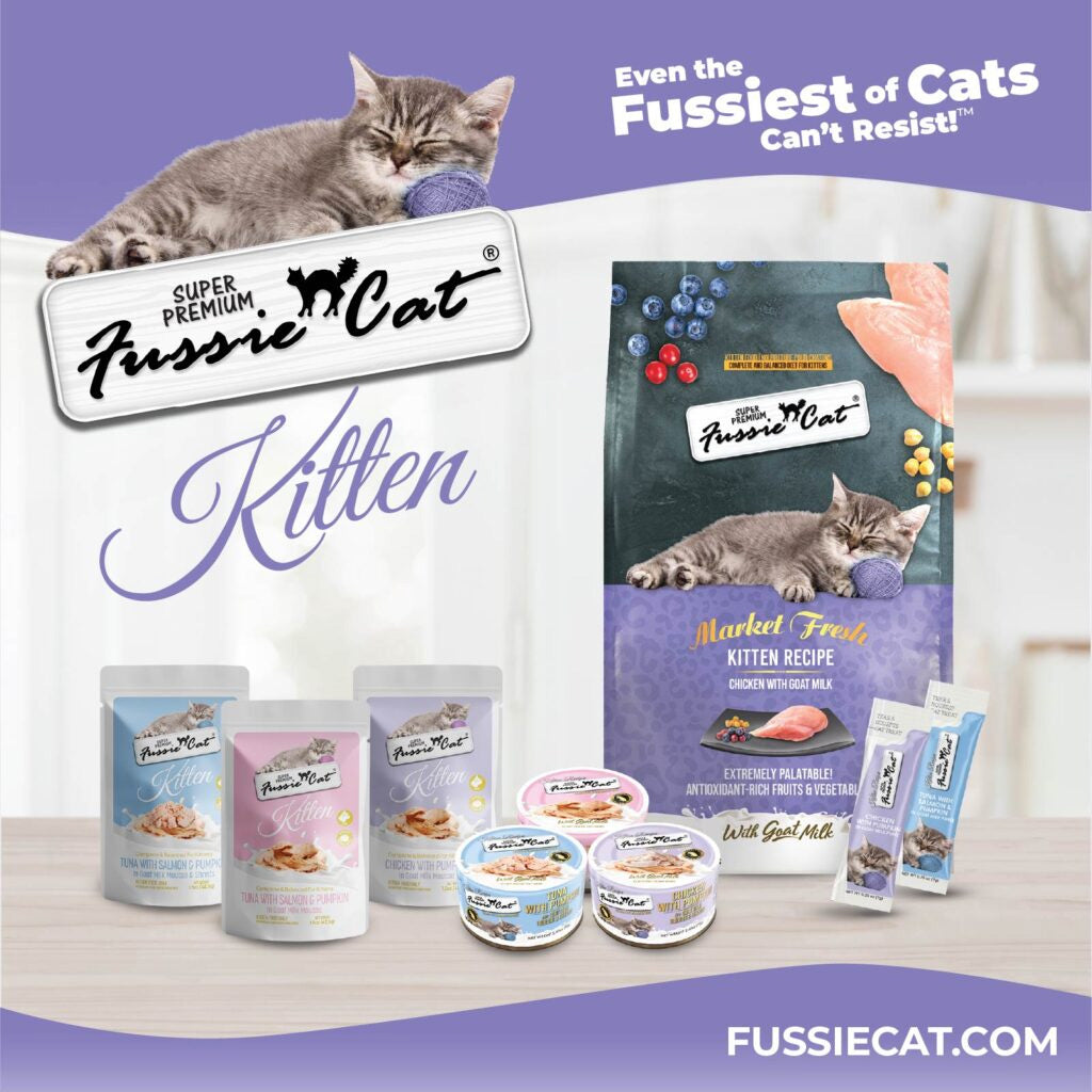 Fussie Cat Market Fresh Kitten Fresh Recipe Chicken with Goat Milk Dry Cat Food 3.5-lb - Cat Food 6