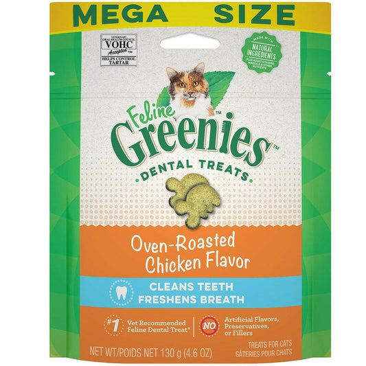 Greenies Feline Oven Roasted Chicken Flavor 4oz