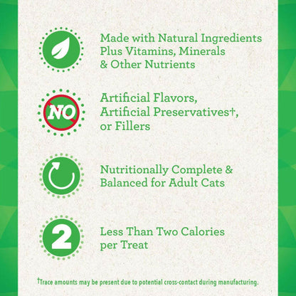 Greenies Feline SmartBites Skin & Fur Chicken Flavor benefits