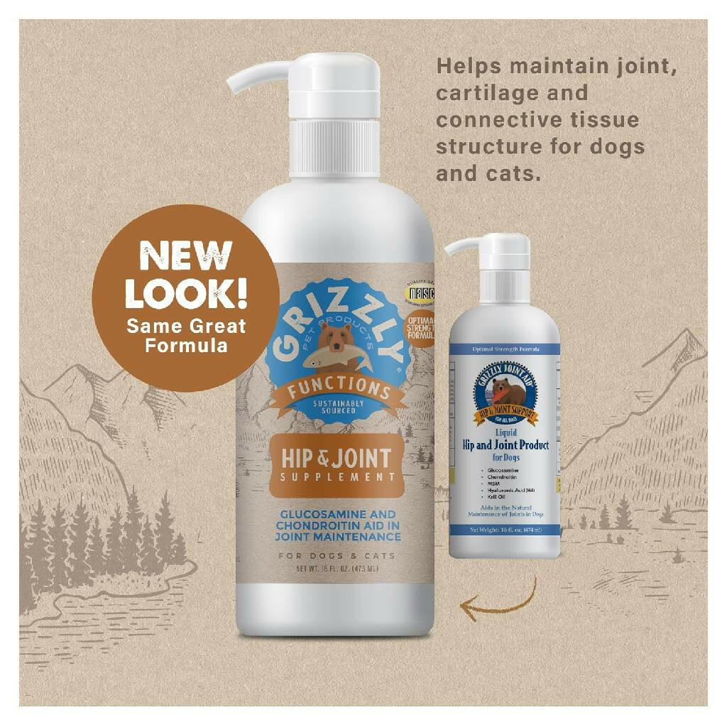 Grizzly Joint Aid Supplement For Dog (16 oz)