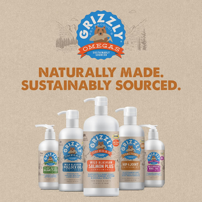 Grizzly Salmon Oil Omega Plus Supplement For Dogs - Dog Food 15