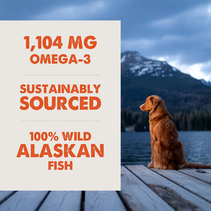 Grizzly Salmon Oil Omega Plus Supplement For Dogs - Dog Food 12