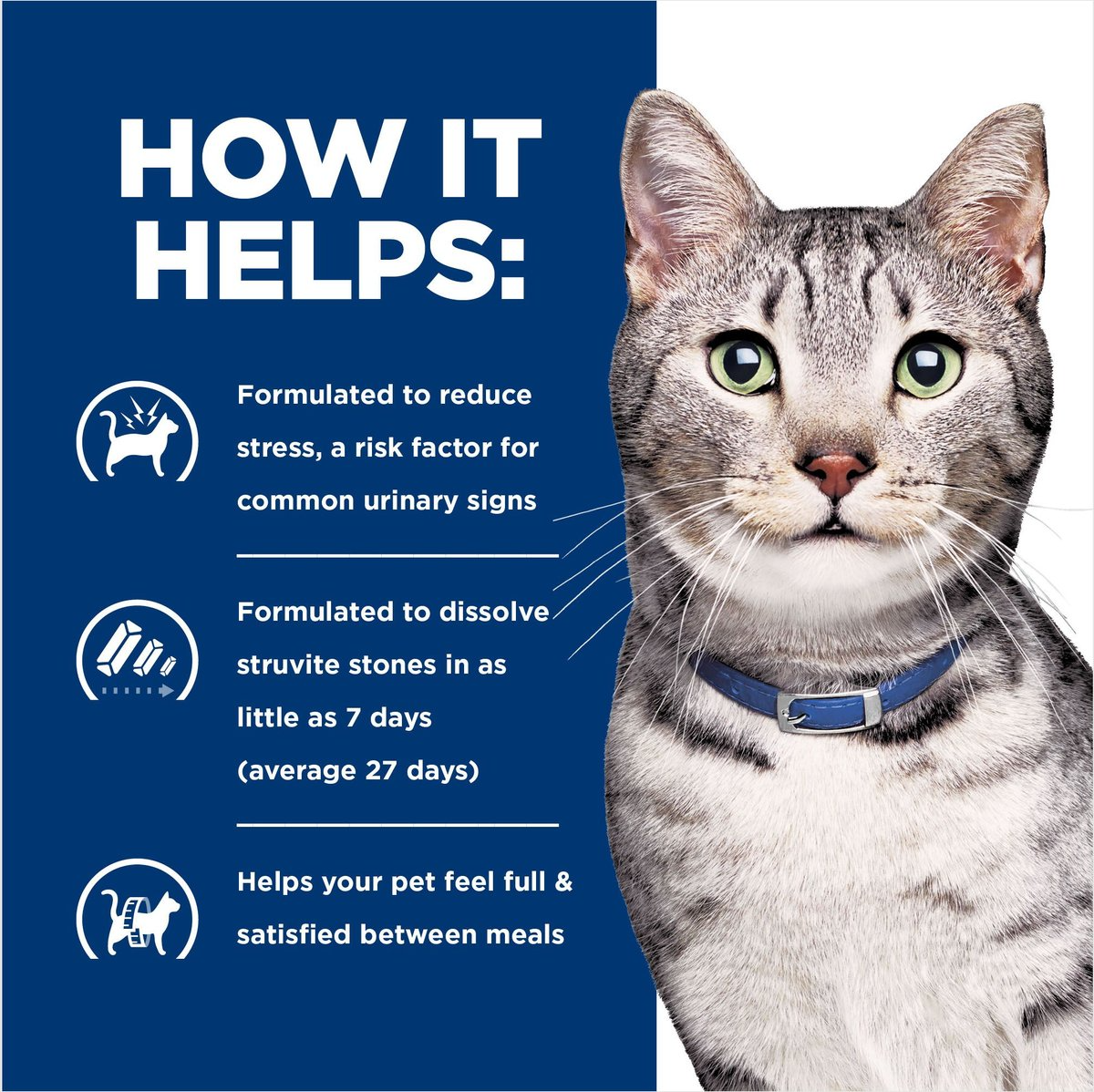 Hill's Prescription Diet c/d Multicare Stress + Metabolic, Urinary Stress + Weight Care Chicken Flavor Dry Cat Food