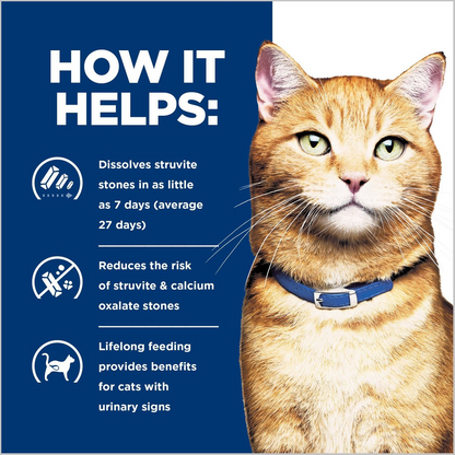Urinary multicare hills reduces the risk of struvite and calcium oxalate stones