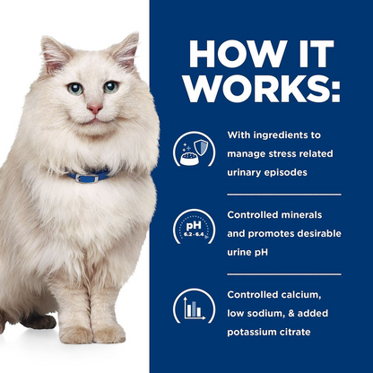 hills c/d urinary care is made with ingredients to manage stress related urinary episodes